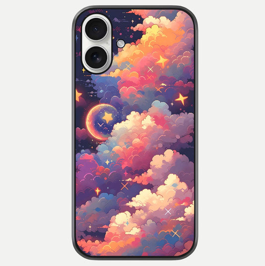 Starlit Dream Clouds Glass Case For iPhone 17 by Custom World