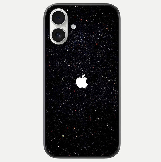 Starry Apple Galaxy Glass Case For iPhone 17 by Custom World