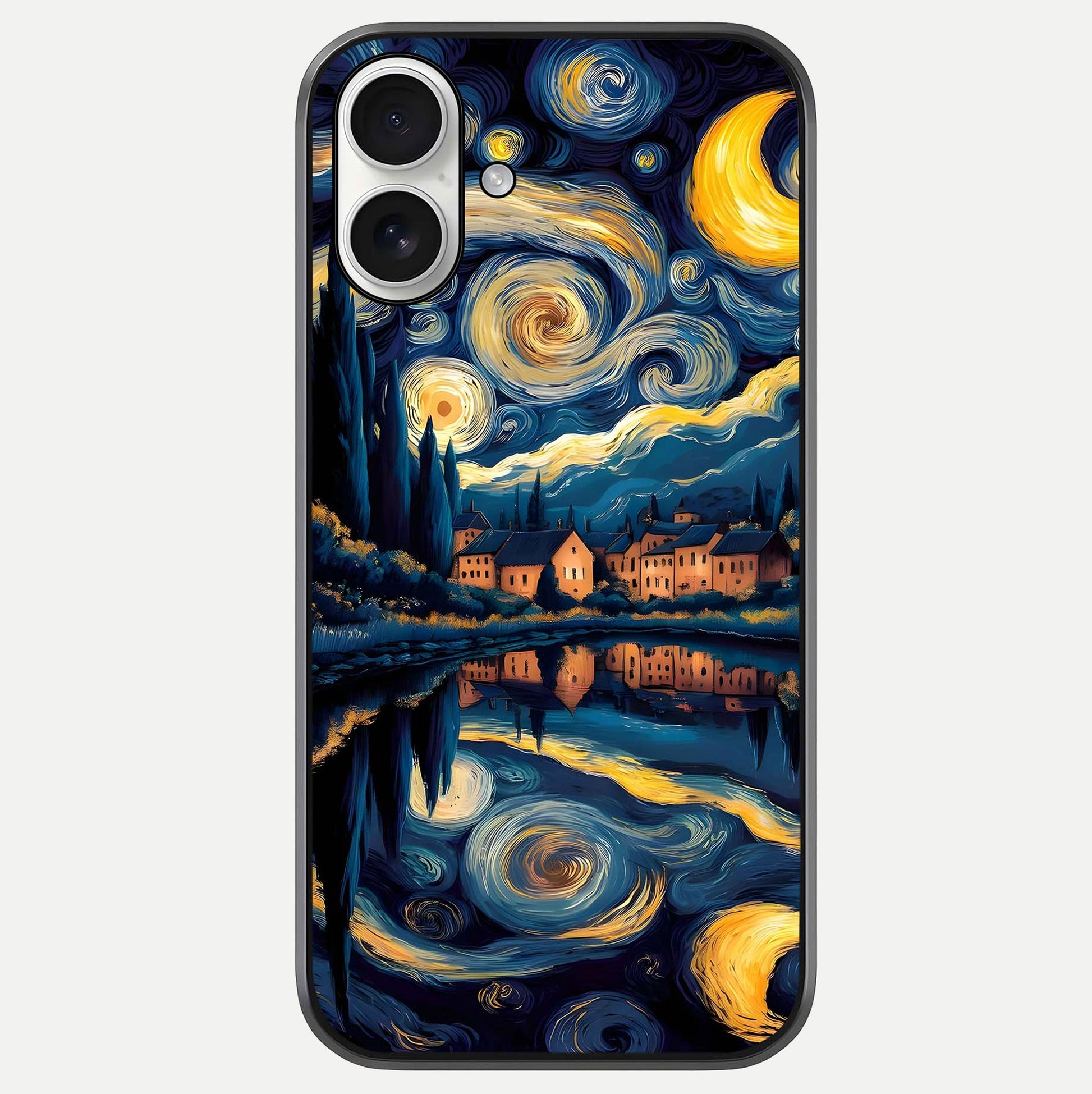 Starry Sky Serenity Glass Case For iPhone 17 by Custom World