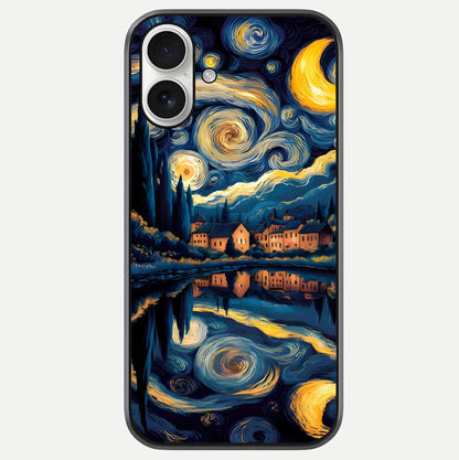 Starry Sky Serenity Glass Case For iPhone 17 by Custom World