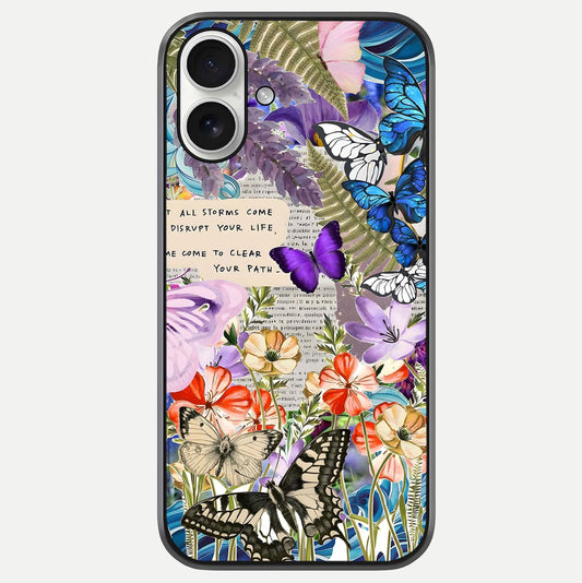 Storm Path Bloom Glass Case For iPhone 17 by Custom World