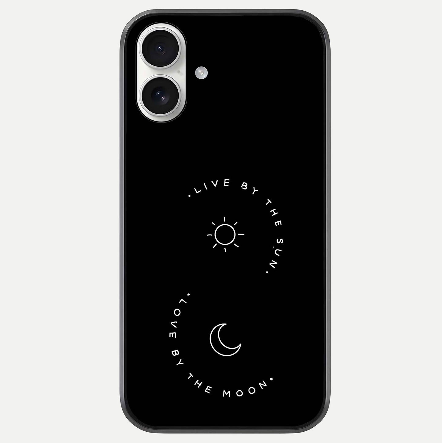 Sun Moon Balance Glass Case For iPhone 17 by Custom World