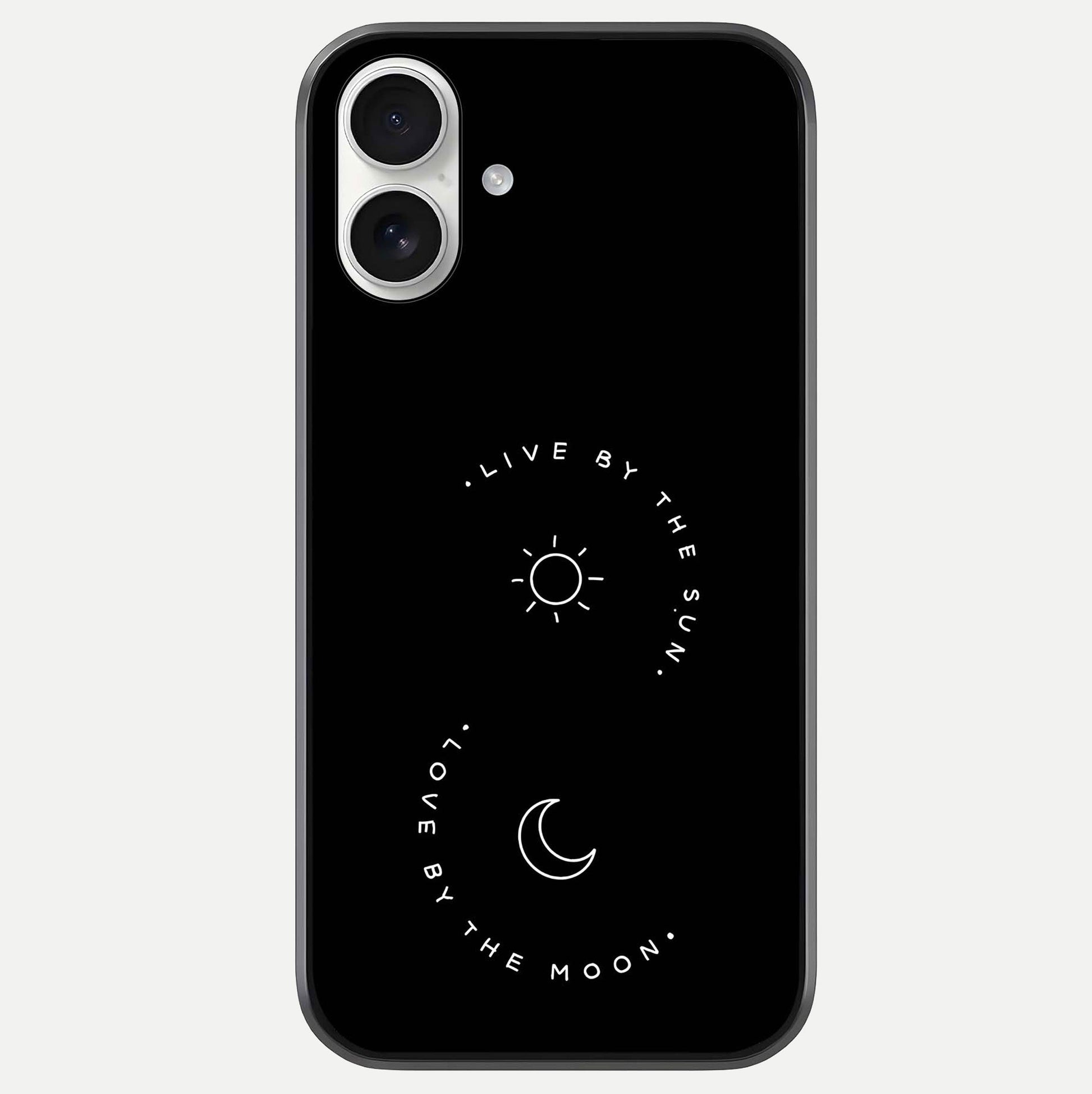 Sun Moon Balance Glass Case For iPhone 17 by Custom World