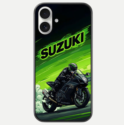 Suzuki Speed Beast Glass Case For iPhone 17 by Custom World