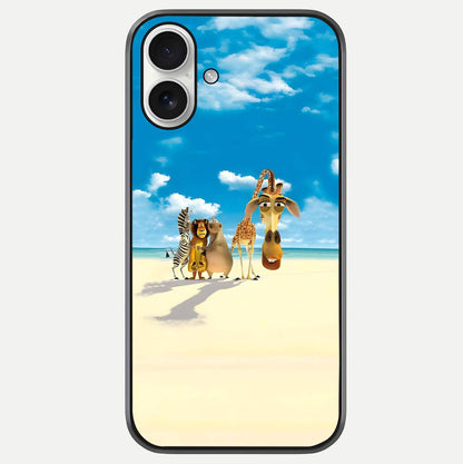 Tropical Fun Squad Glass Case For iPhone 17 by Custom World