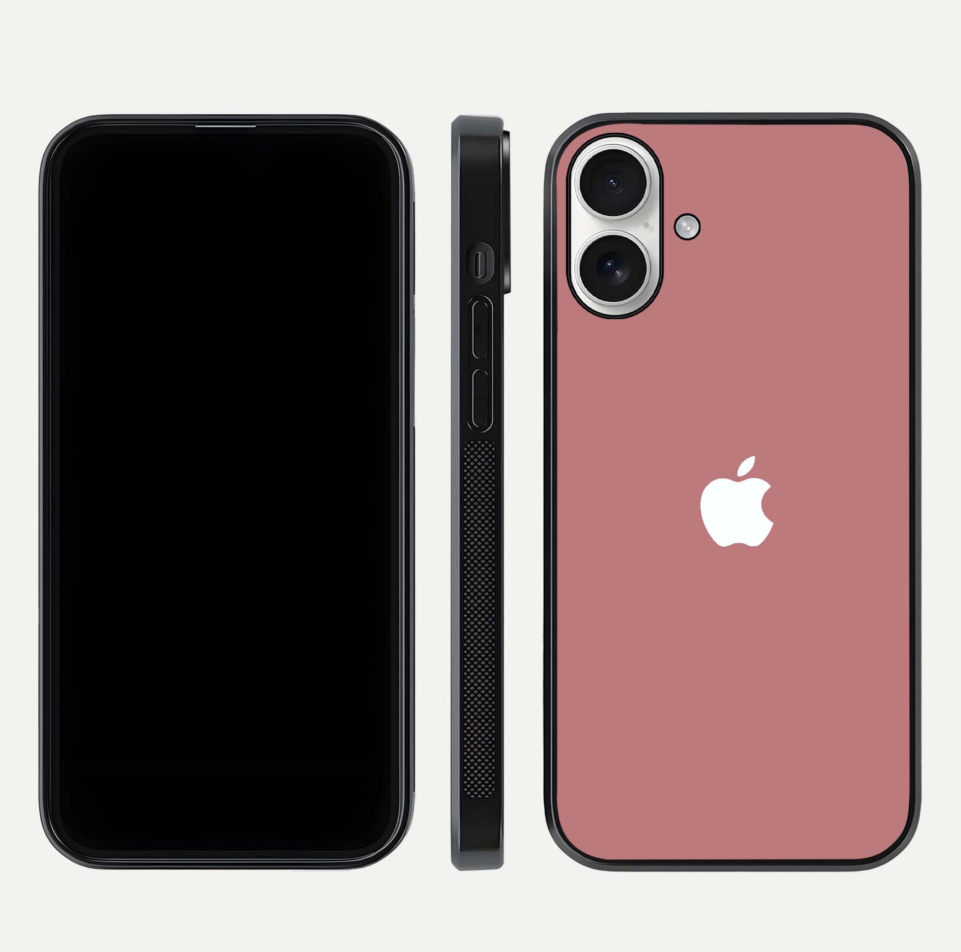 Apple Harmony Glass Case for iPhone 17 front and back mockup showing harmony pattern and clean edge design