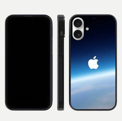 Minimal Apple Sky Glass Case for iPhone 17 front & back layout with clean tone and minimal finish