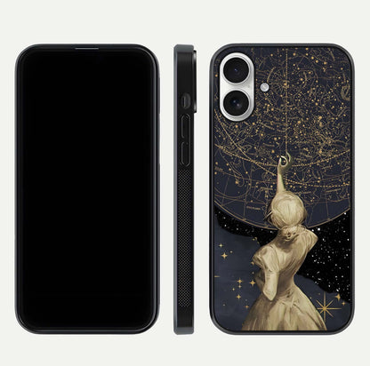 Taylor Swift Girl Glass Case for iPhone 17 front & back layout showing clean edge and vivid print