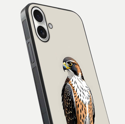 Clever Eagle Glass Case for iPhone 17 close-up highlighting eagle detail and HD reflection
