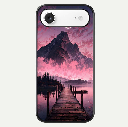 Beautiful Mountain View Glass Case For iPhone Air  by Custom World