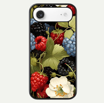 Berry Bloom Charm Glass Case For iPhone Air  by Custom World