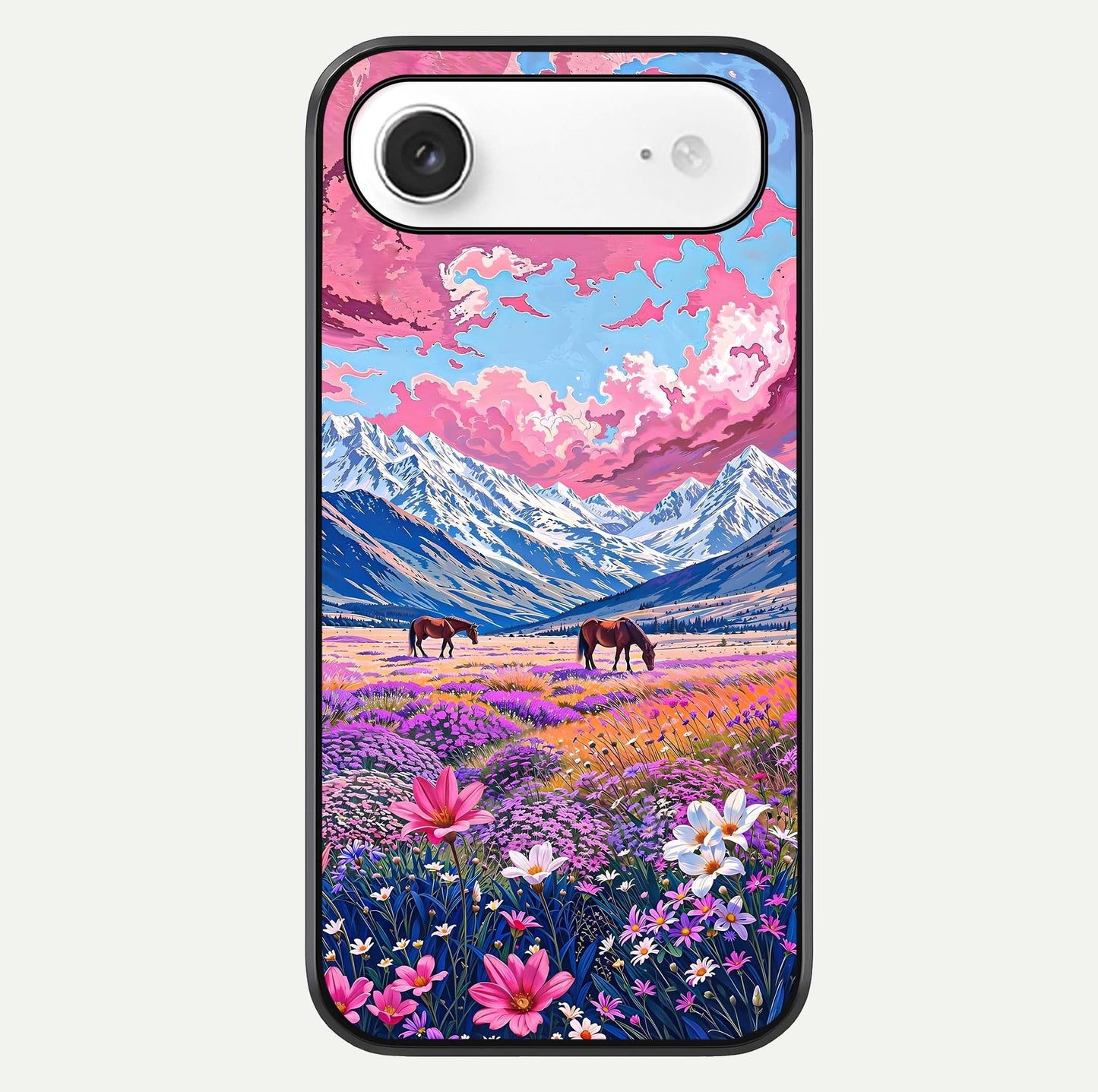 Blossom Valley Dream Glass Case For iPhone Air  by Custom World
