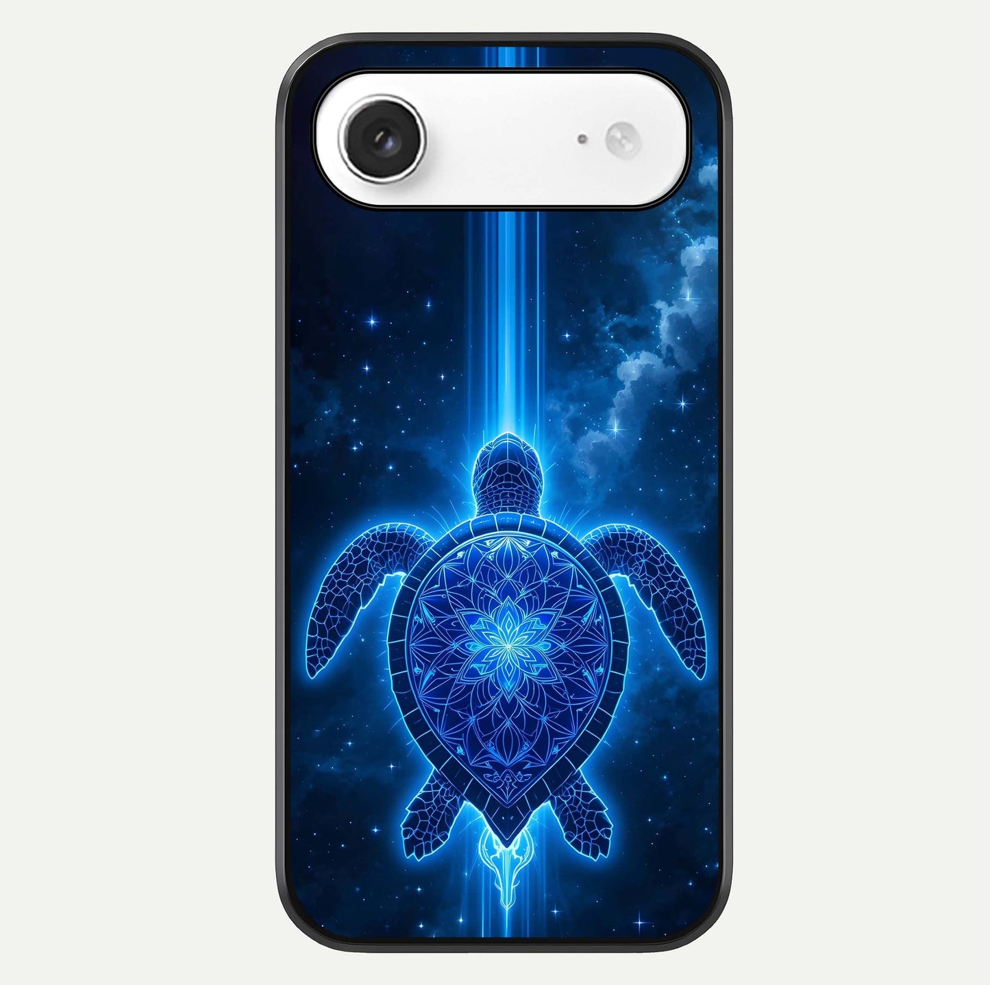 Blue Galaxy Turtle Glass Case For iPhone Air  by Custom World
