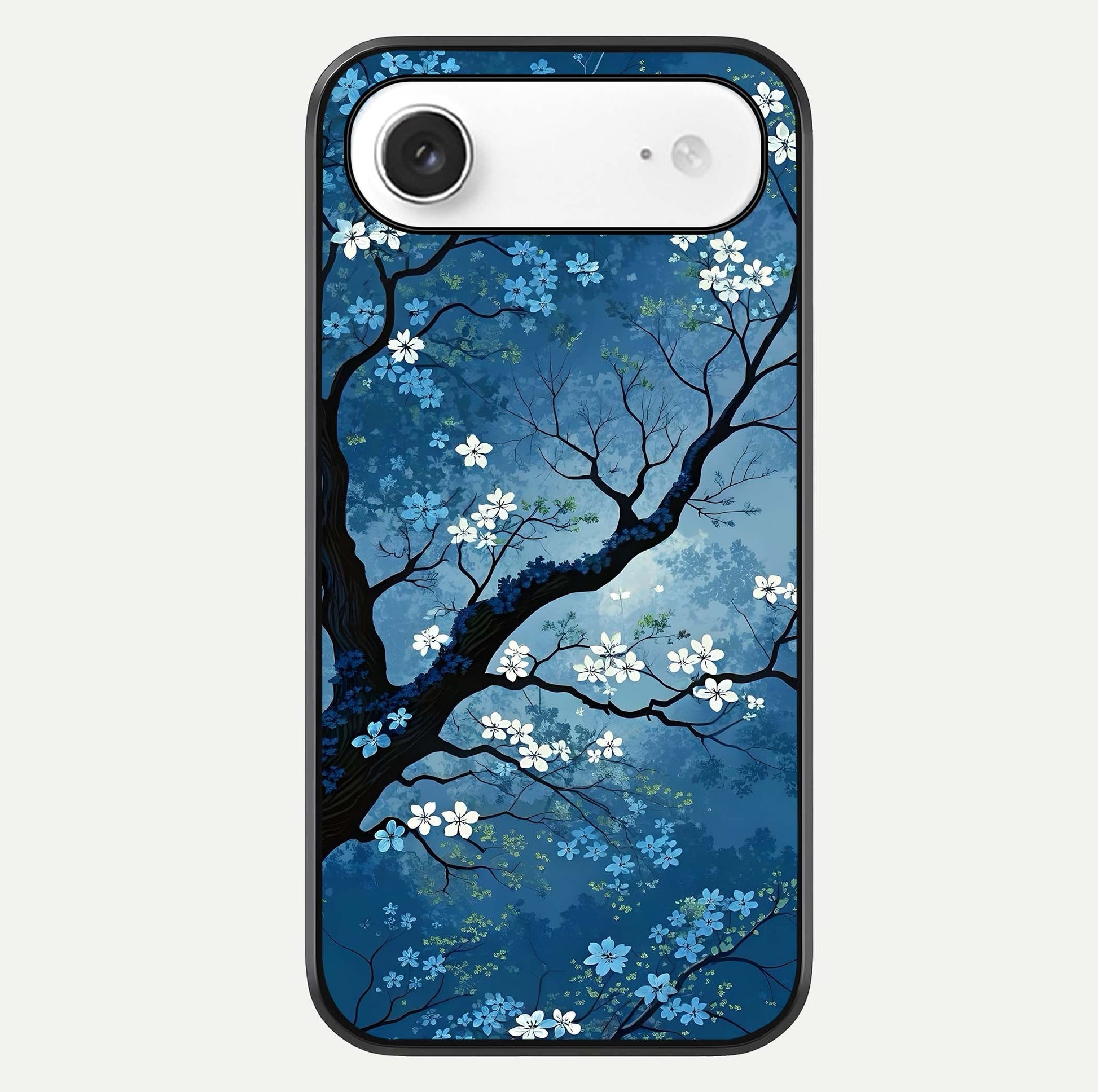 Blue Tree Serenity Glass Case For iPhone Air  by Custom World
