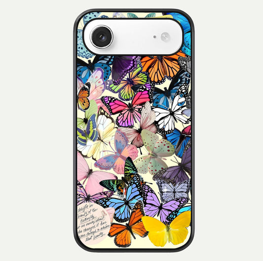Butterflies Petal Dream Glass Case For iPhone Air  by Custom World