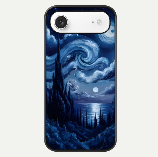 Celestial Dream Van Gogh Glass Case For iPhone Air  by Custom World