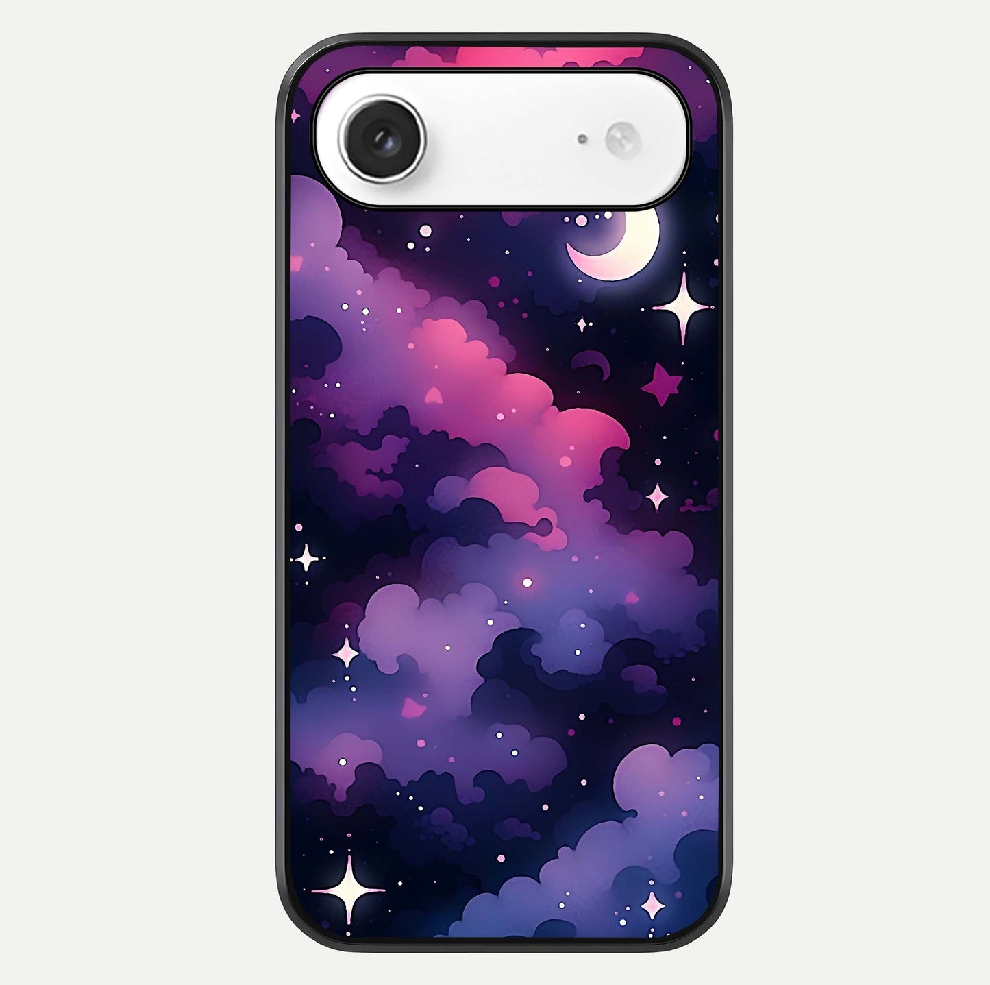 Celestial Moon Magic Glass Case For iPhone Air  by Custom World