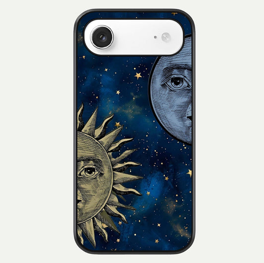 Celestial Moon With Sun Glass Case For iPhone Air  by Custom World
