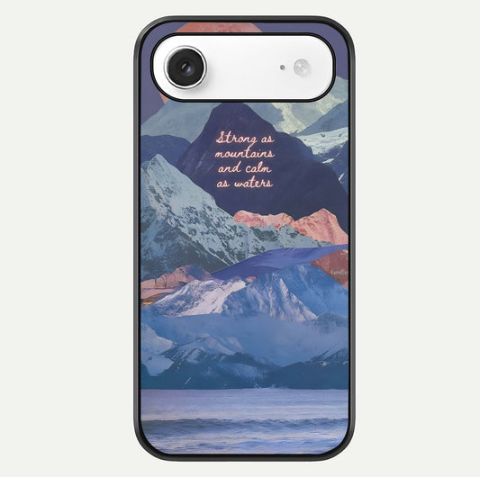 Celestial Mountain Calm Glass Case For iPhone Air  by Custom World