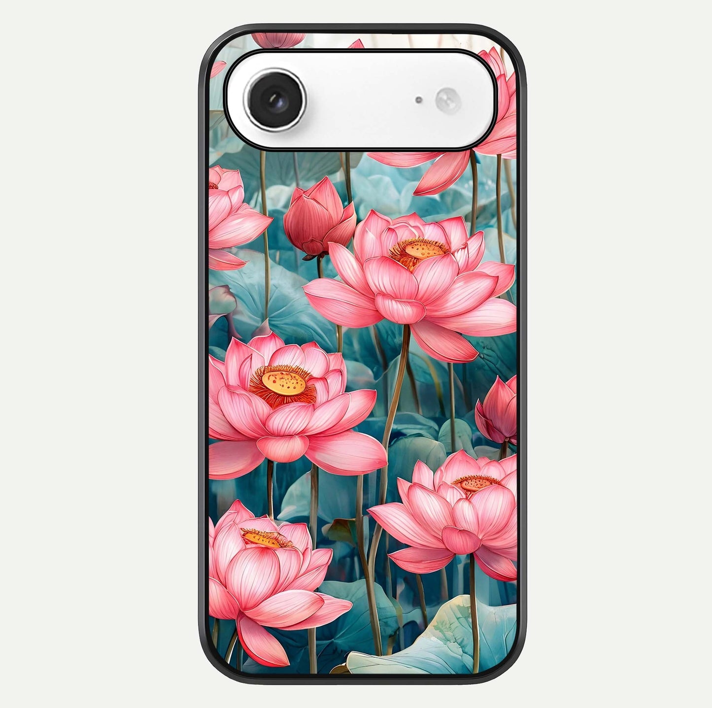Celestial Pink Lotus Glass Case For iPhone Air  by Custom World