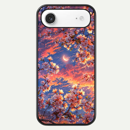 Celestial Sakura Sunset Glass Case For iPhone Air  by Custom World
