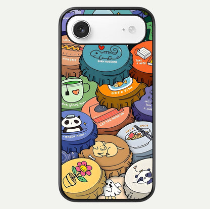 Coins Patterns Glass Case For iPhone Air  by Custom World