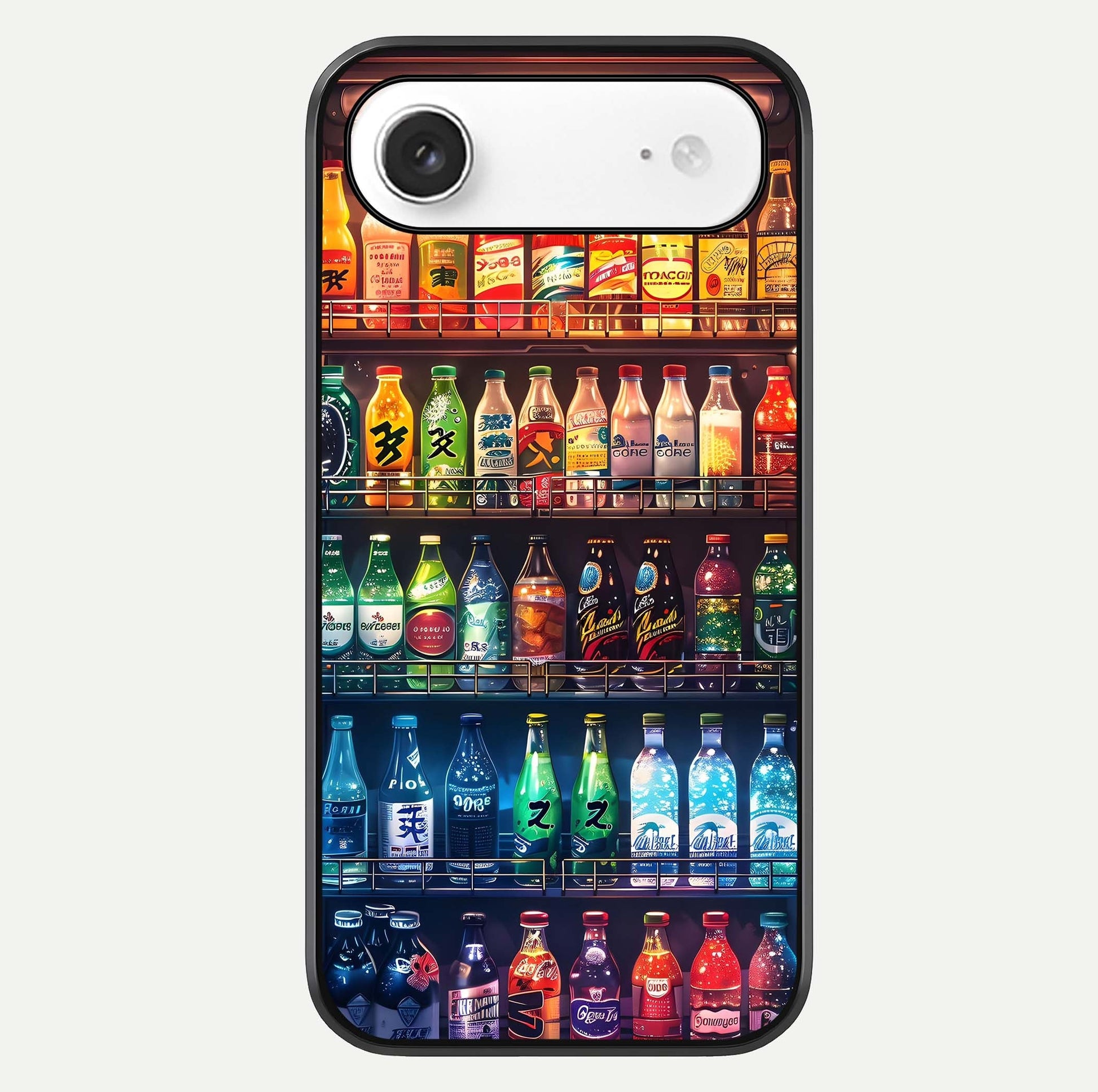Colorful Soda Bottles Glass Case For iPhone Air  by Custom World