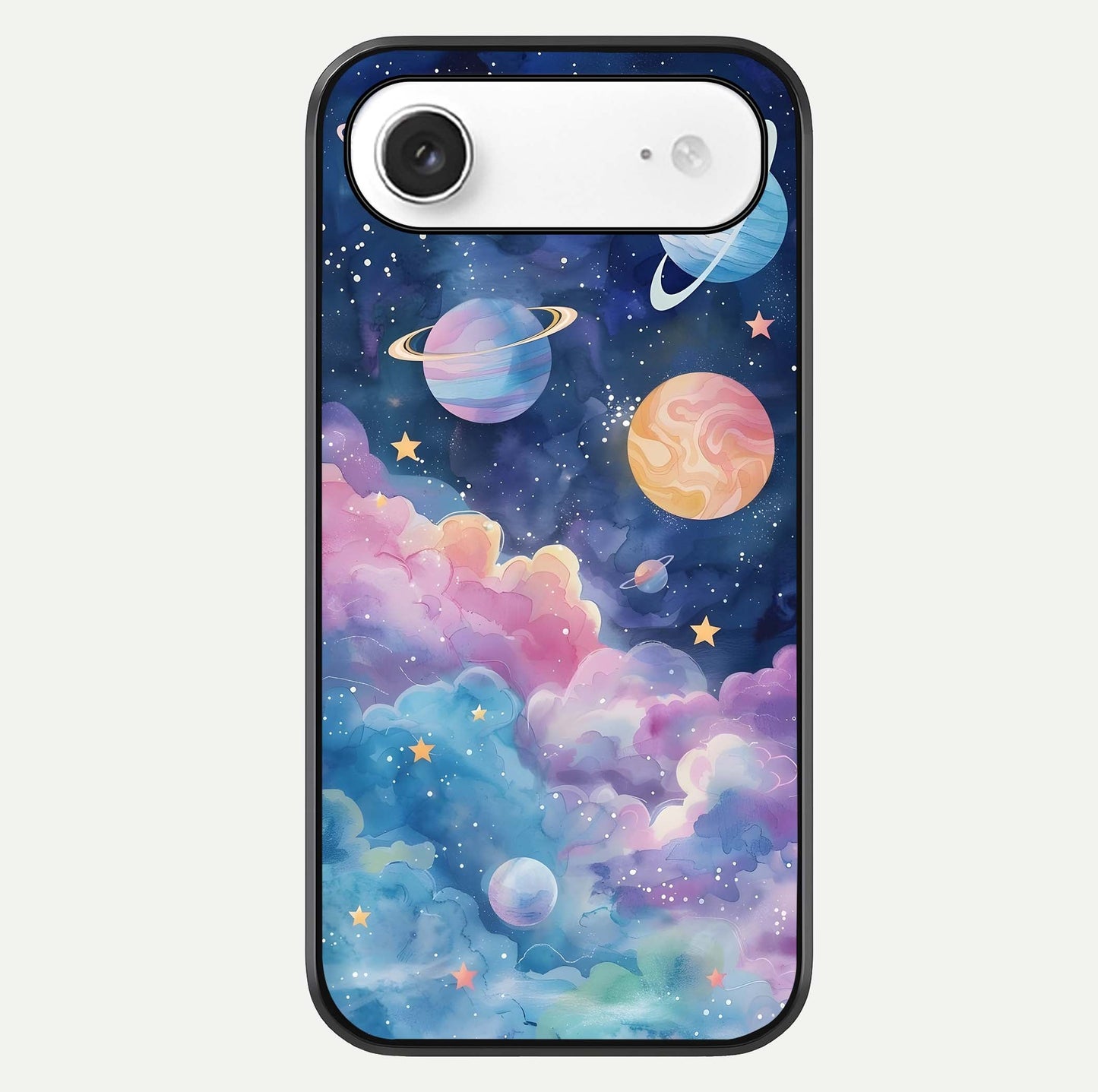Cosmic Planet Dreams Glass Case For iPhone Air  by Custom World
