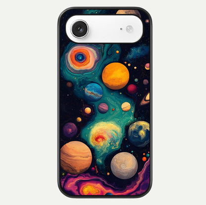 Cosmic Planet Journey Glass Case For iPhone Air  by Custom World