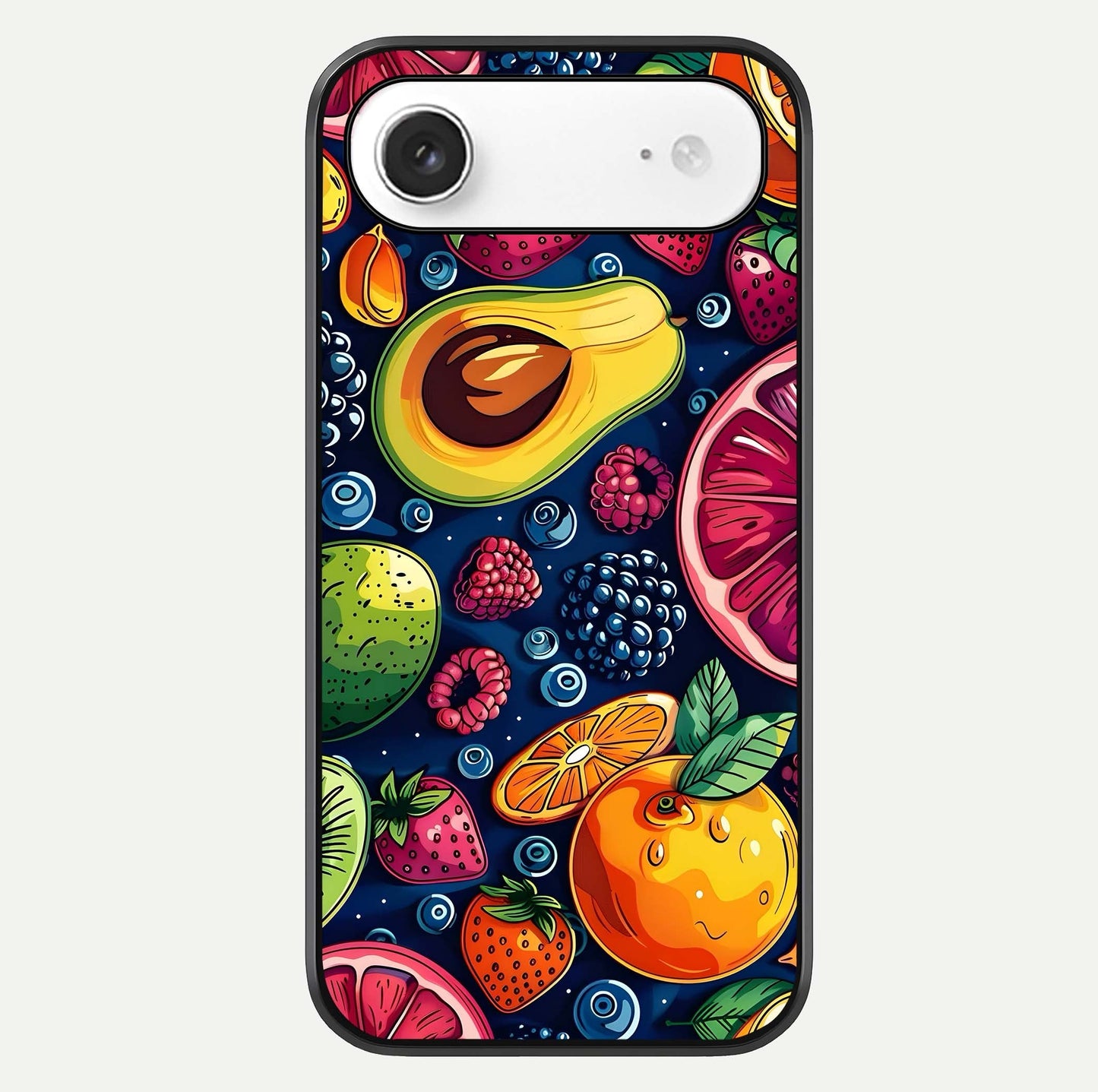 Cute Fruits Art Glass Case For iPhone Air  by Custom World