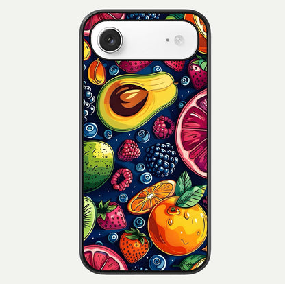 Cute Fruits Art Glass Case For iPhone Air  by Custom World