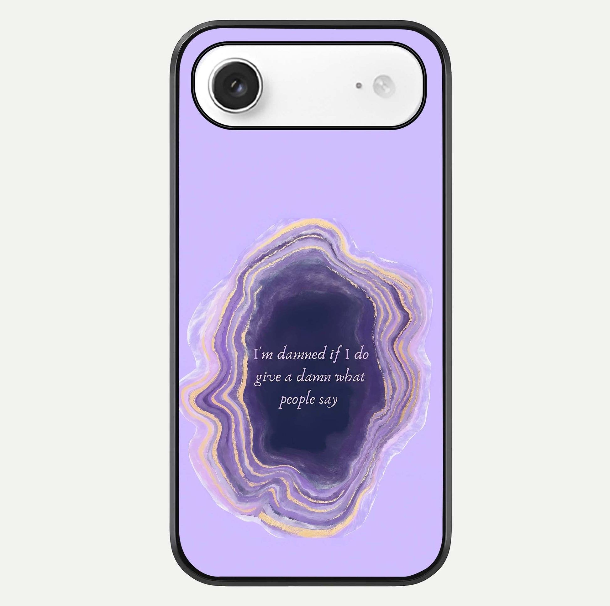 Damned People Quote Glass Case For iPhone Air  by Custom World