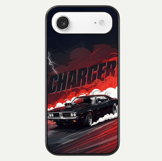 Dark Charger Fury Glass Case For iPhone Air  by Custom World