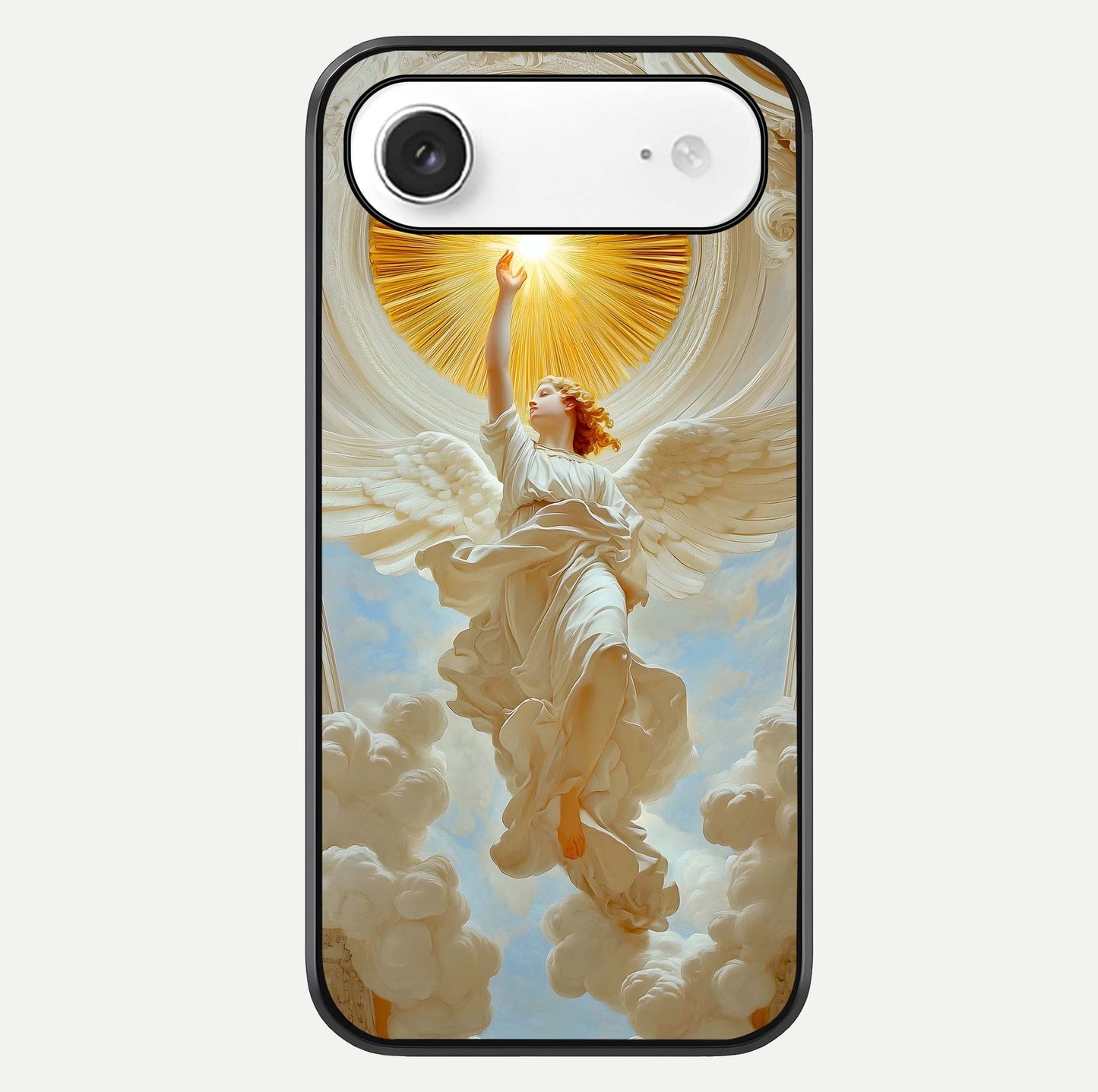 Divine Light Angel Glass Case For iPhone Air  by Custom World