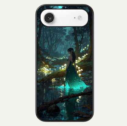 Enchanted Forest Glow Glass Case For iPhone Air  by Custom World