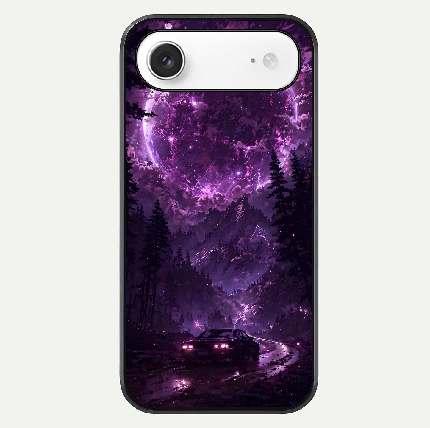 Eternal Cosmic Drive Glass Case For iPhone Air  by Custom World