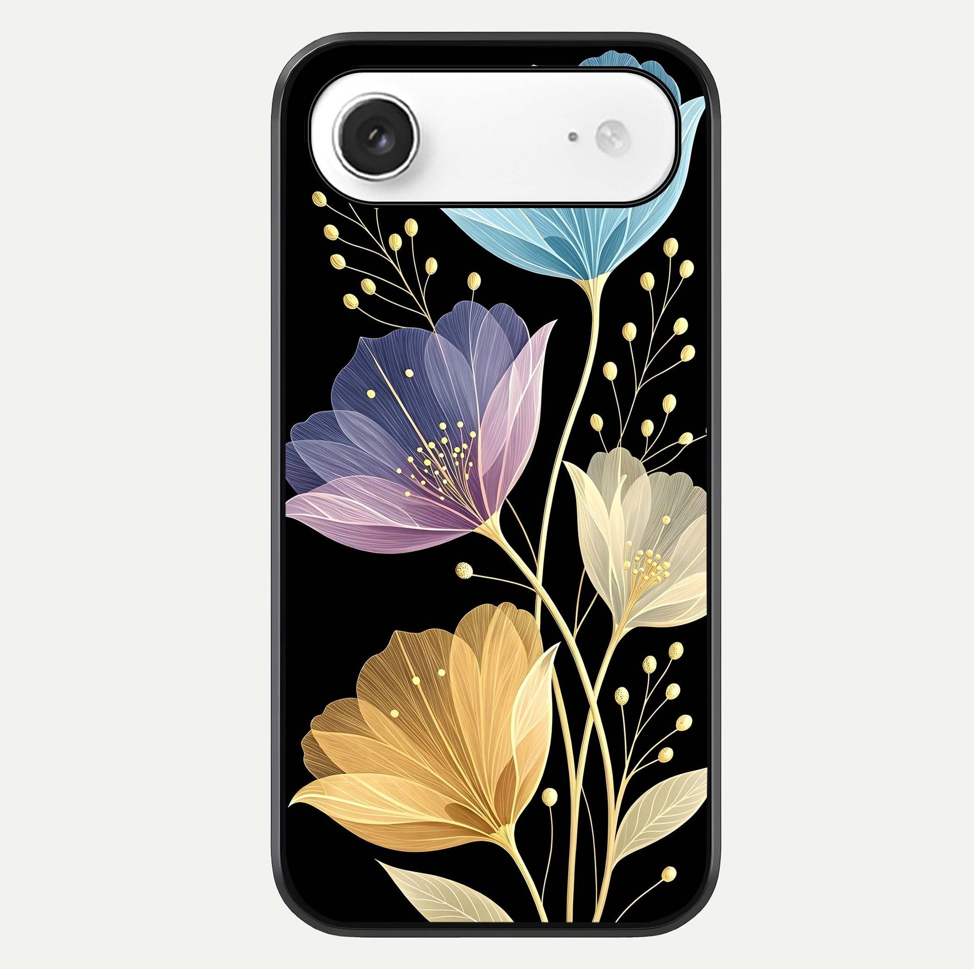 Flower Bloom Glow Glass Case For iPhone Air  by Custom World