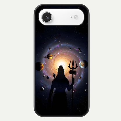 Galactic Shiva Vision Glass Case For iPhone Air  by Custom World