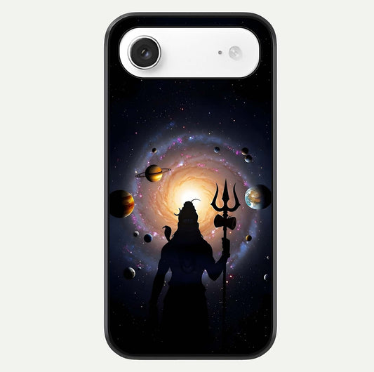 Galactic Shiva Vision Glass Case For iPhone Air  by Custom World