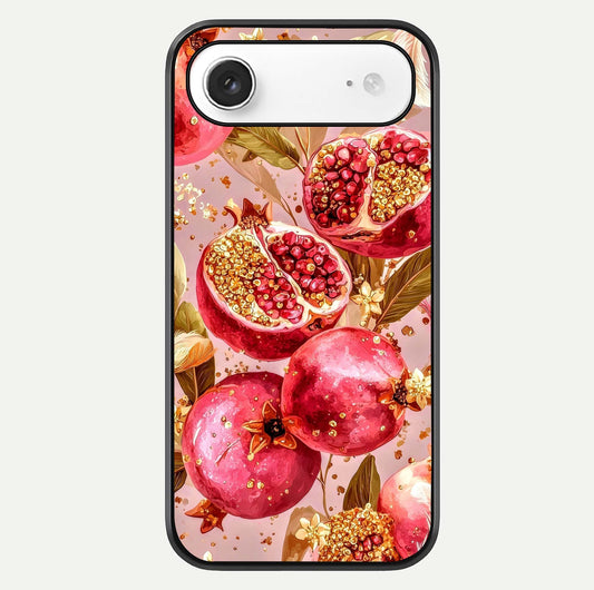 Golden Bloom Glow Glass Case For iPhone Air  by Custom World