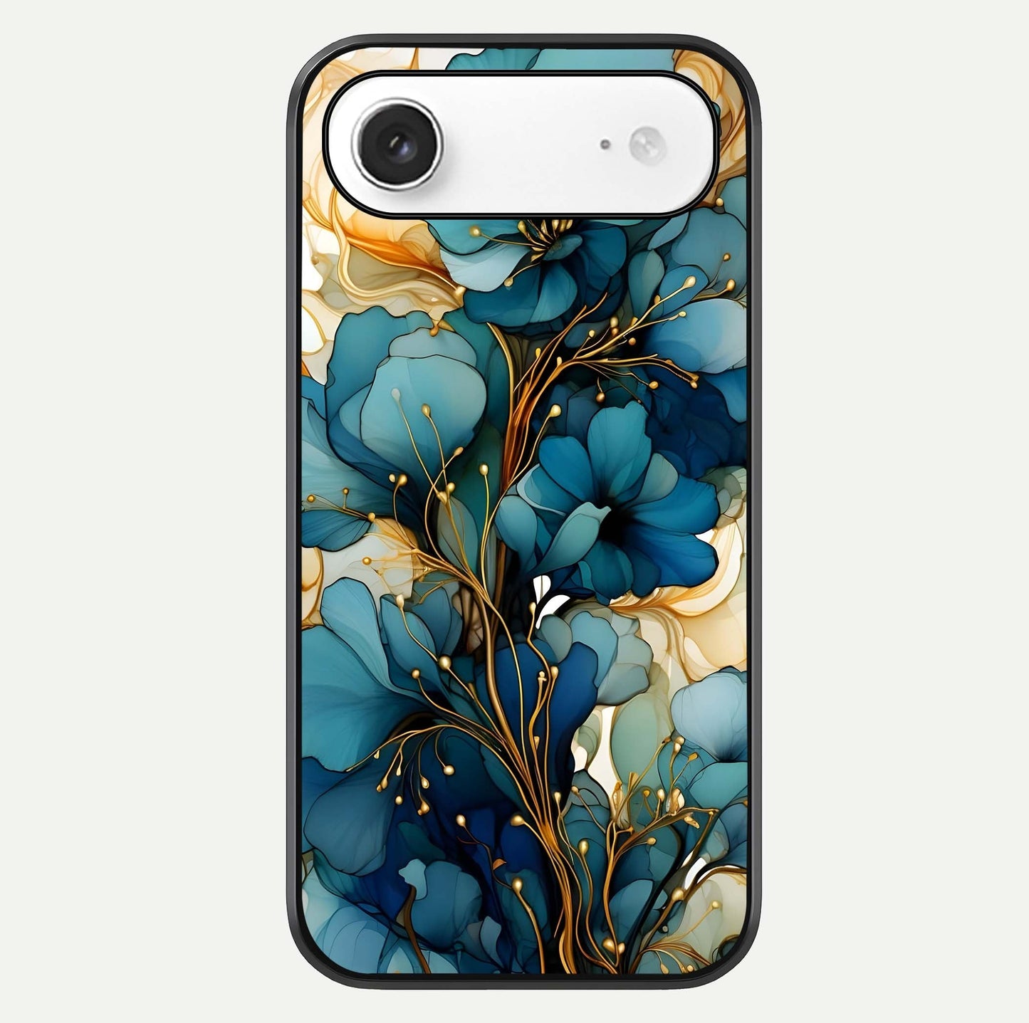 Golden Bloom Symphony Glass Case For iPhone Air  by Custom World