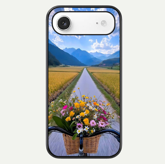 Golden Field Journey Glass Case For iPhone Air  by Custom World