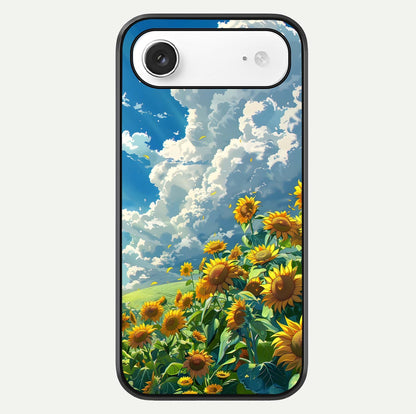 Golden Sun Glory Glass Case For iPhone Air  by Custom World