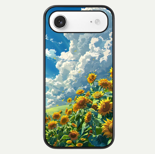 Golden Sun Glory Glass Case For iPhone Air  by Custom World