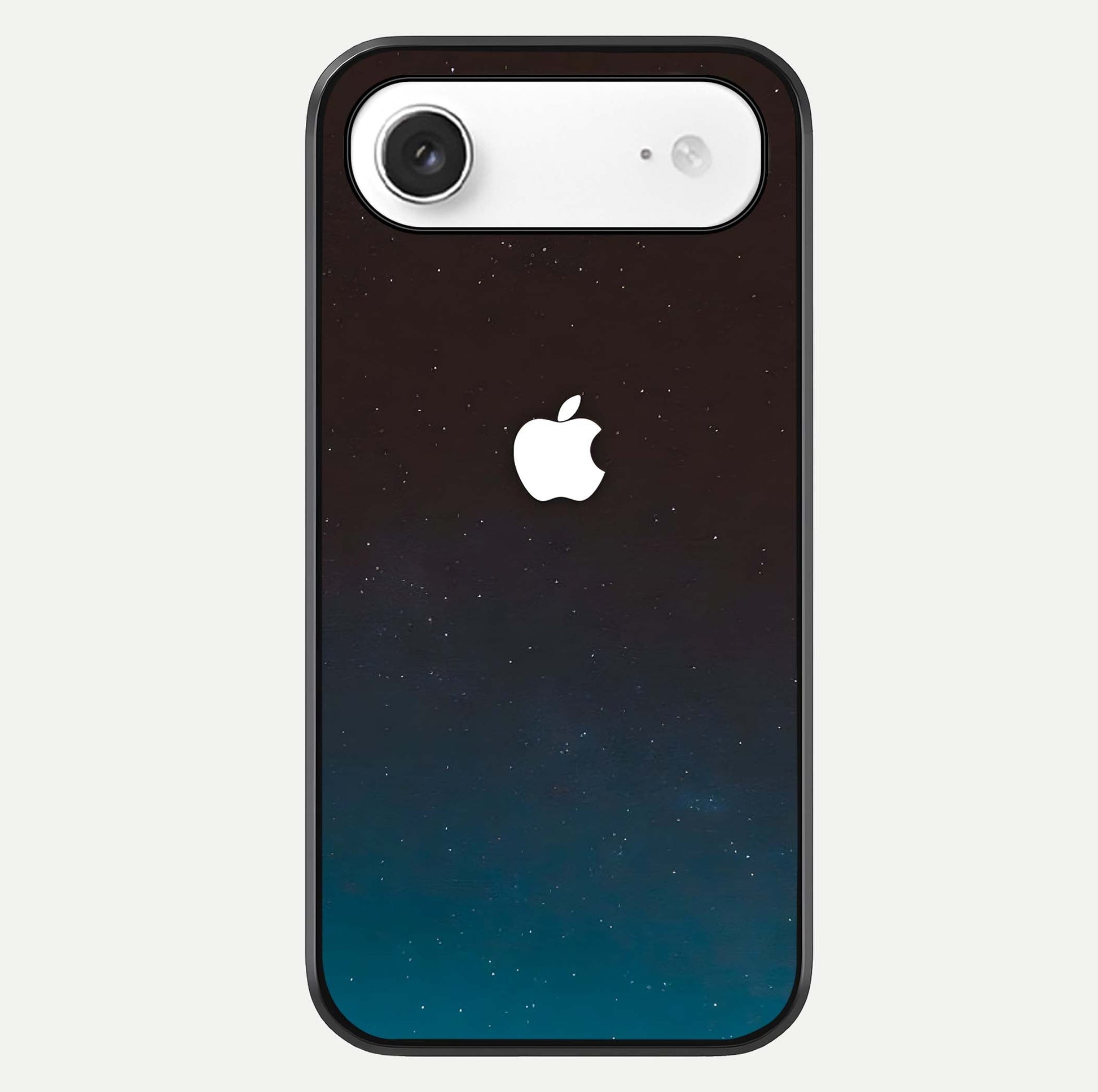 Green Emerald Apple Logo Glass Case For iPhone Air  by Custom World