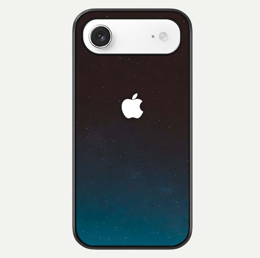 Green Emerald Apple Logo Glass Case For iPhone Air  by Custom World