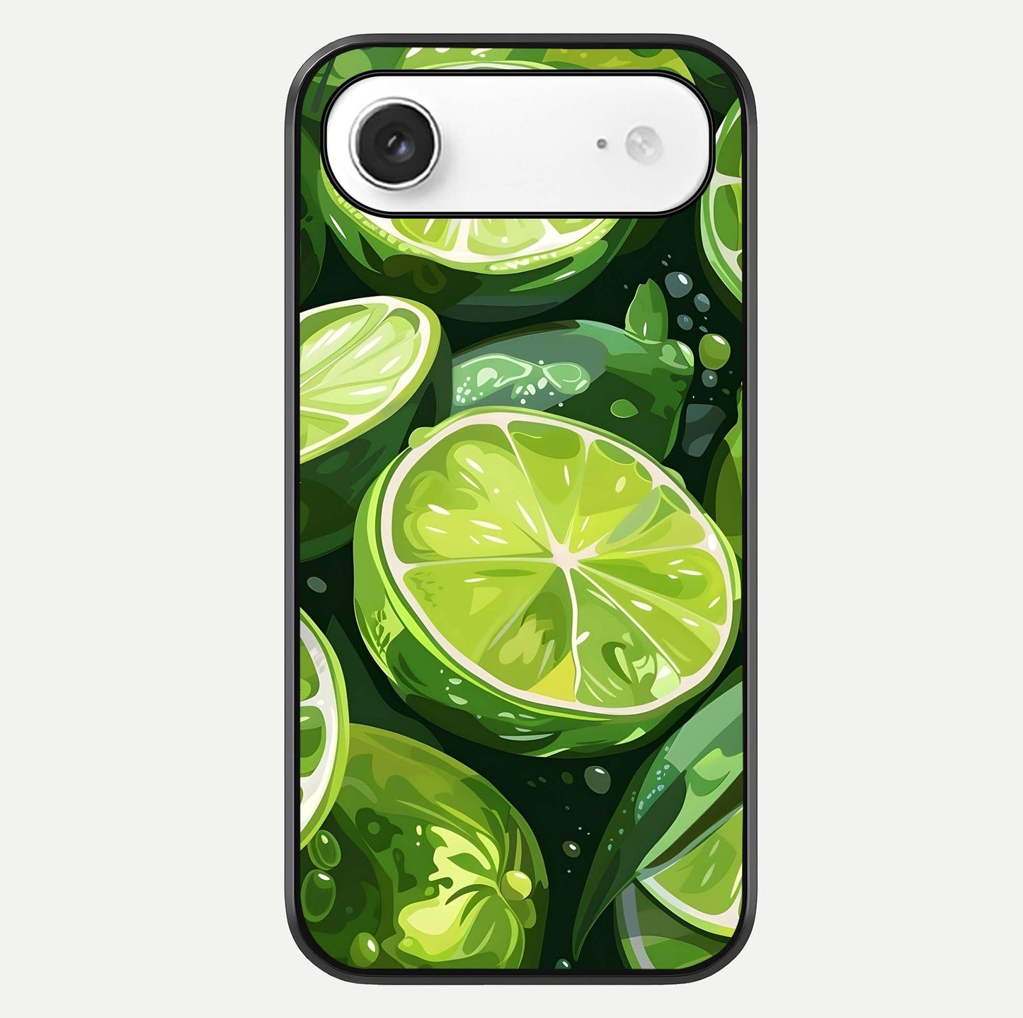 Green Lemon Glass Case For iPhone Air  by Custom World