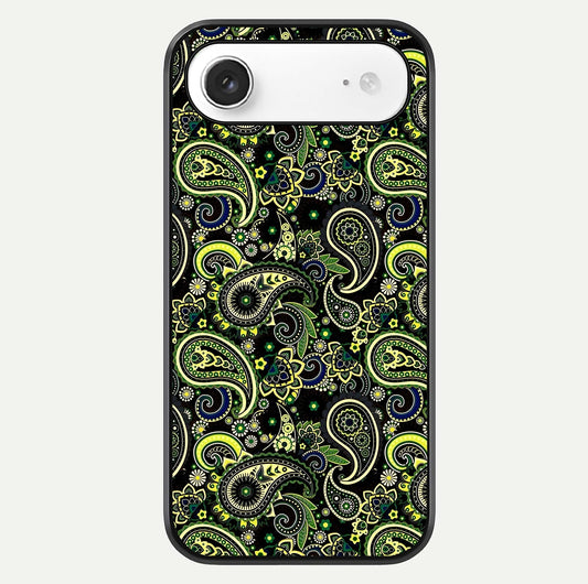 Green Mandala Pattern Glass Case For iPhone Air  by Custom World