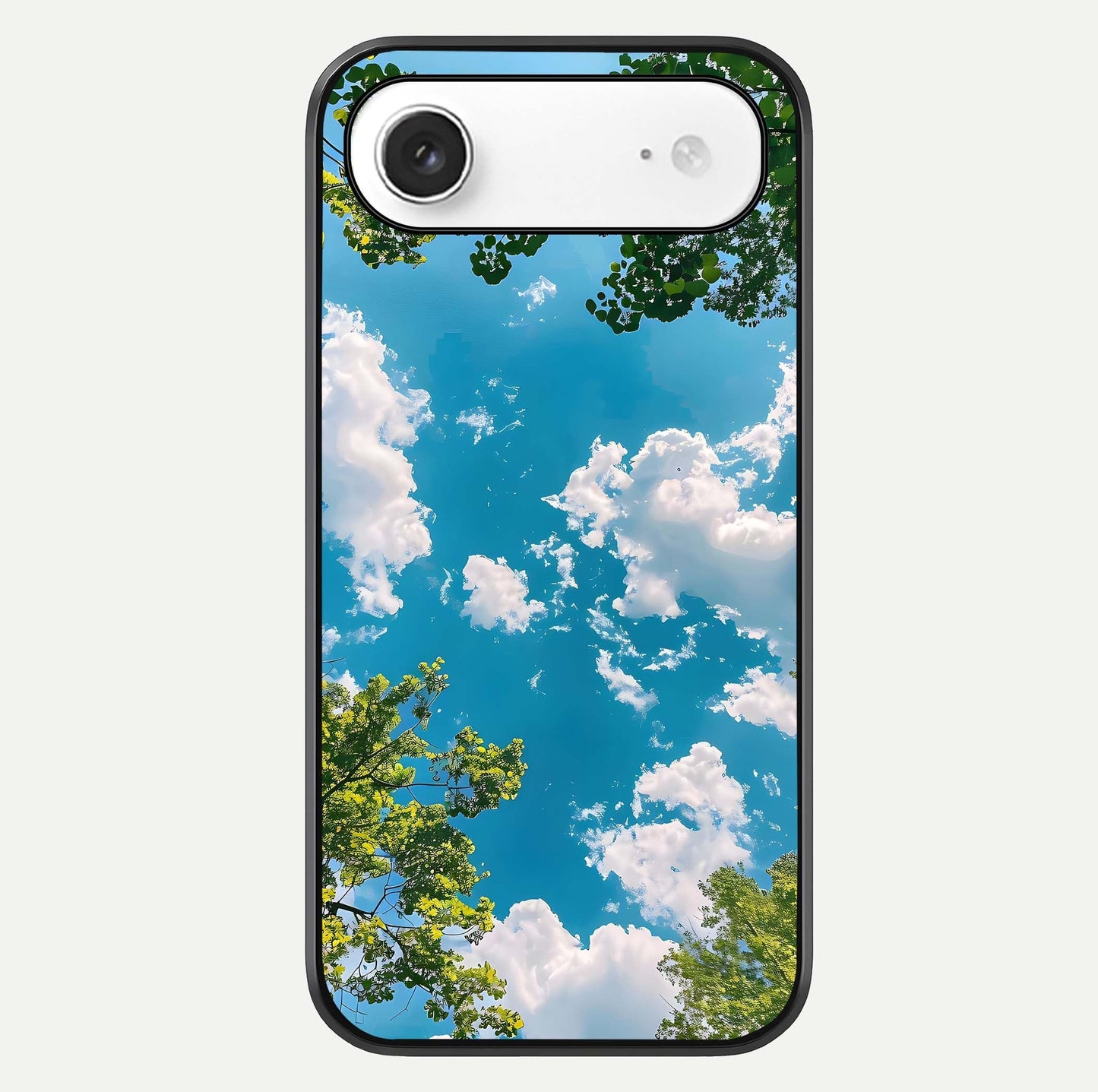 Greenery Sky Glass Case For iPhone Air  by Custom World