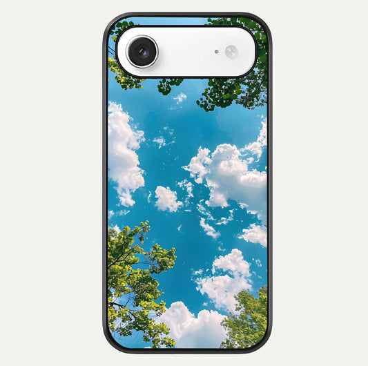 Greenery Sky Glass Case For iPhone Air  by Custom World